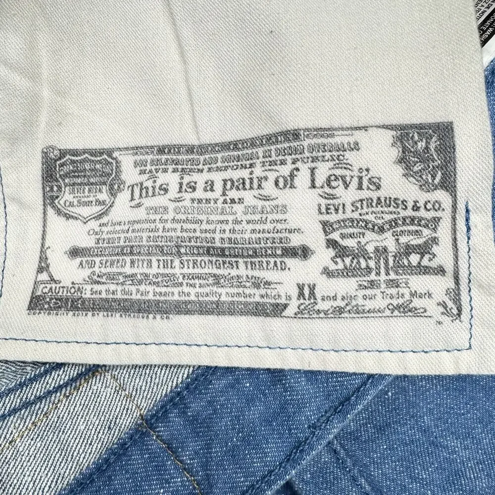 VTG Levi’s Rare Tag Misprint White Oak Series Denim Collector 1032 Made In Mexic